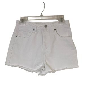 Harper Heritage Womens High Rise‎ Cut Off White Denim Short Size 27 Summer
